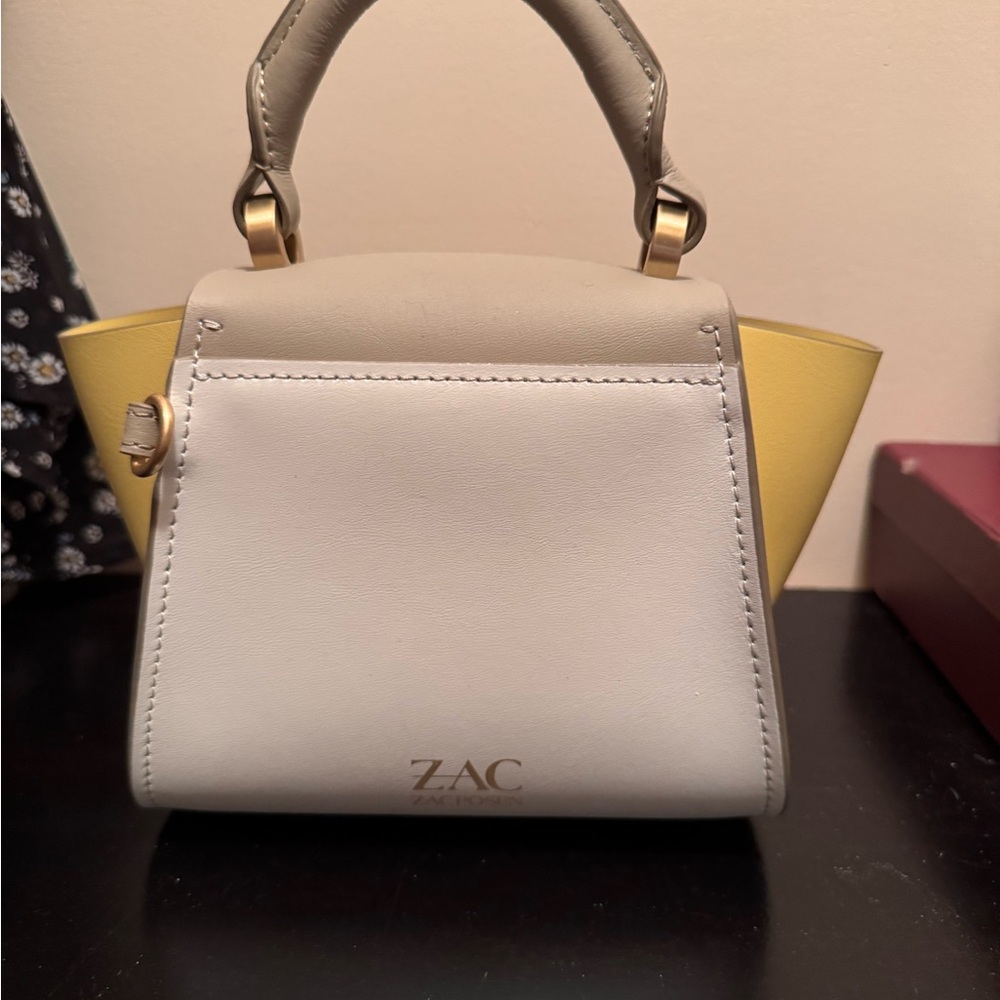 Zac Posen Gray and Yellow Mini Bag - Picture 2 of 3